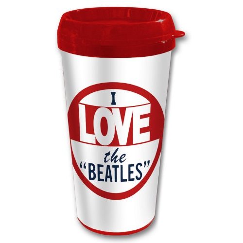 The Beatles: I Love The Beatles Travel Mug