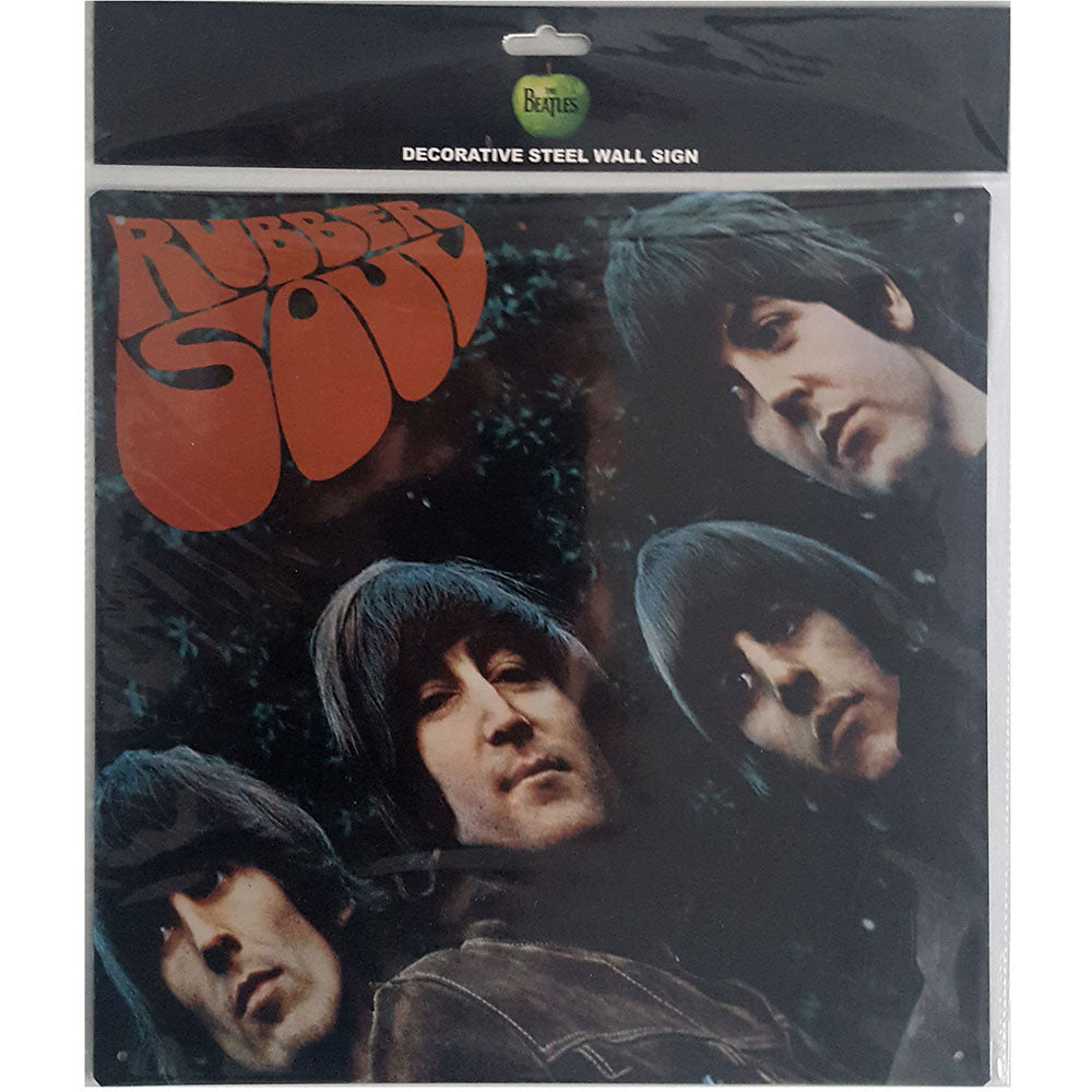 The Beatles: Rubber Soul Album Cover Steel Wall Sign