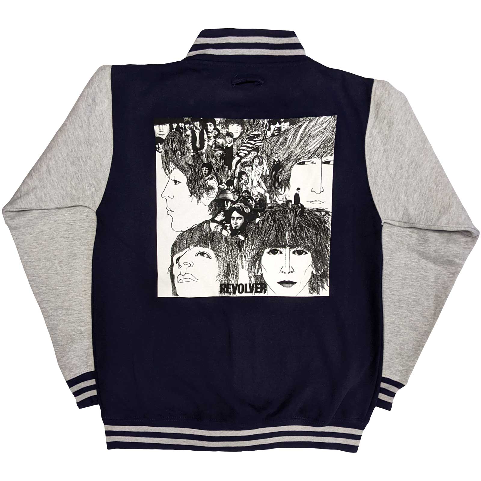 The Beatles Unisex Varsity Jakke: Revolver (Back Print)