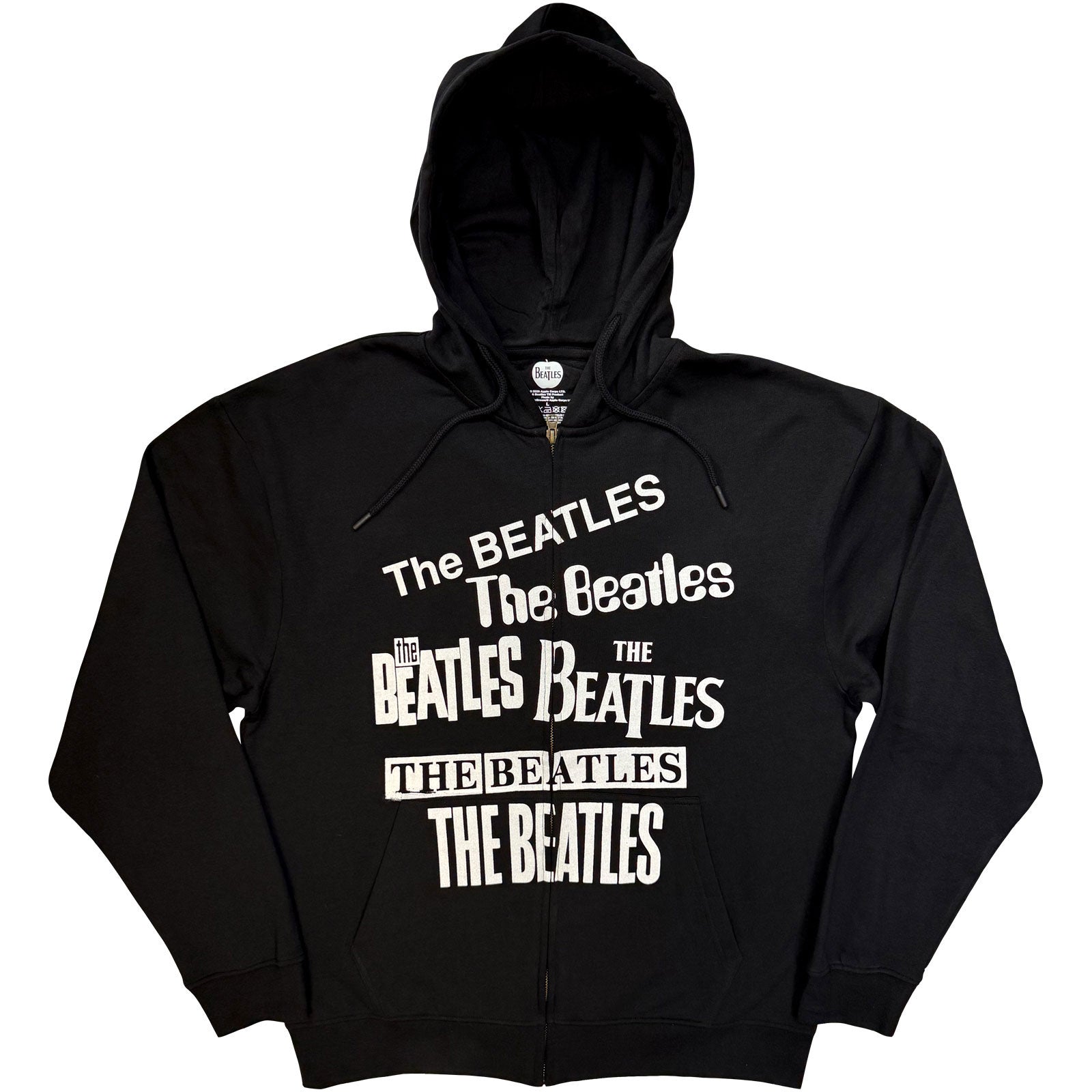 The Beatles: Logos Hoodie – officielt merchandise
