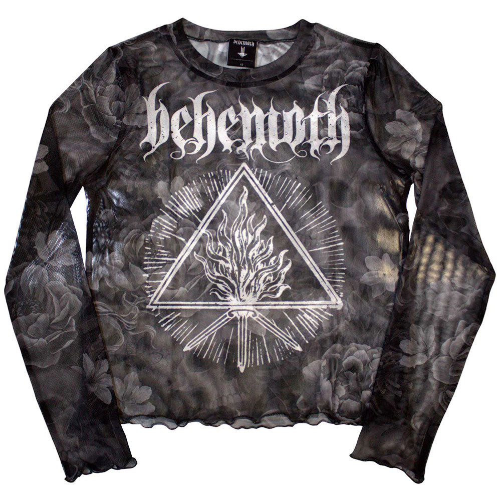 Behemoth: Furor Divinus Crop Top (Kvinder) (Mesh)