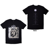 Behemoth: The Shit Ov God Vertical Logo Cover T-Shirt (Back Print)