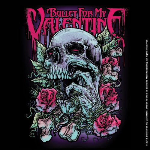Bullet For My Valentine: Skull Red Eyes Coaster – officielt merchandise