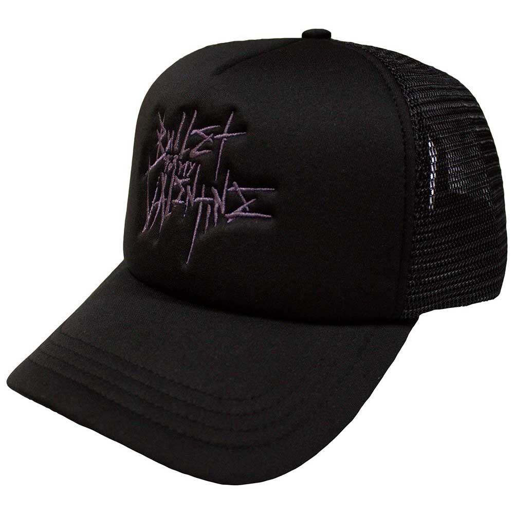 Bullet For My Valentine: Purple Logo Mesh Back Cap