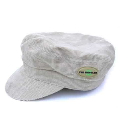 The Beatles: Help! Corduroy/Badge (Natural) Cap – officielt merchandise