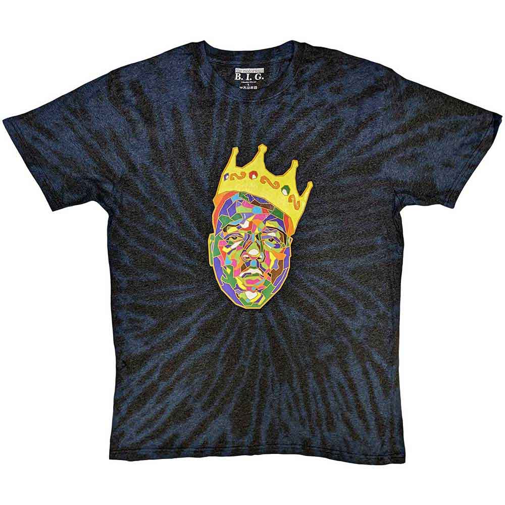 Biggie Smalls: Crown (Wash Collection) T-shirt – officielt merchandise