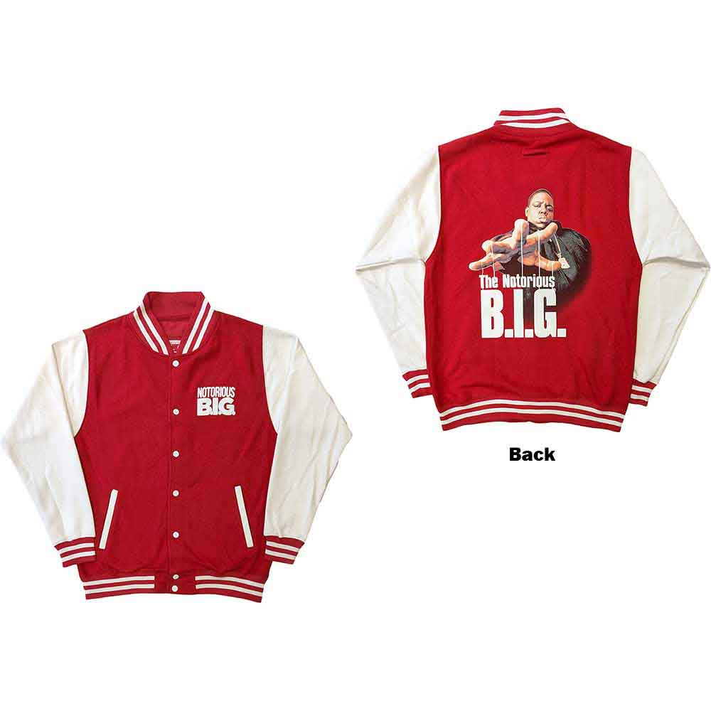 Biggie Smalls: Reachstrings (Red & White) Jakke – officielt merchandise