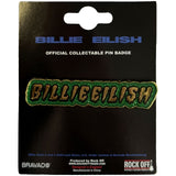 Billie Eilish: Glitter Logo Pin badge – officielt merchandise