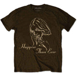 Billie Eilish: Happier Than Ever (Brown) T-shirt – officielt merchandise