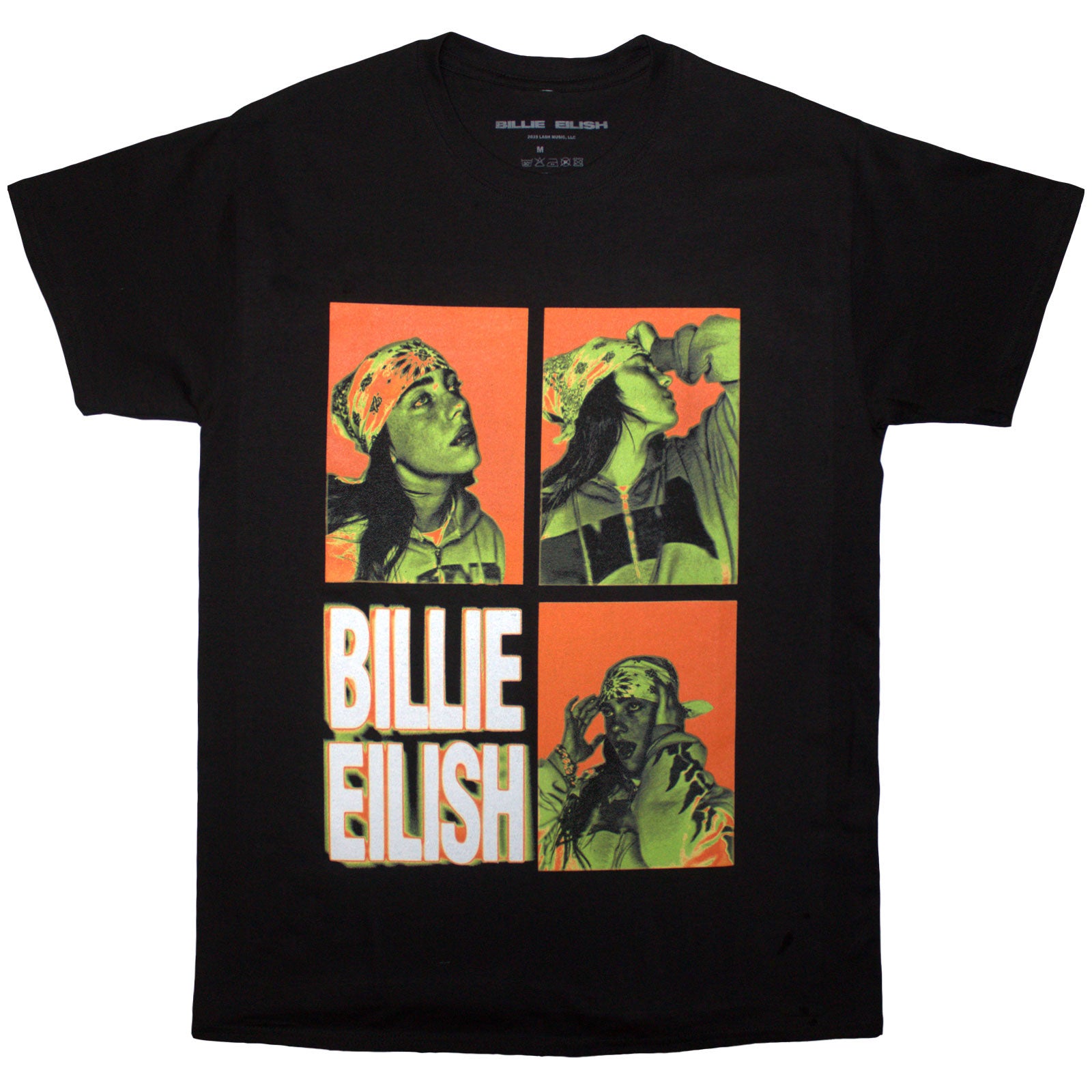 Billie Eilish: 3 Photo Logo T-Shirt