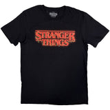 Netflix: Stranger Things - Logo With Christmas Lights T-Shirt