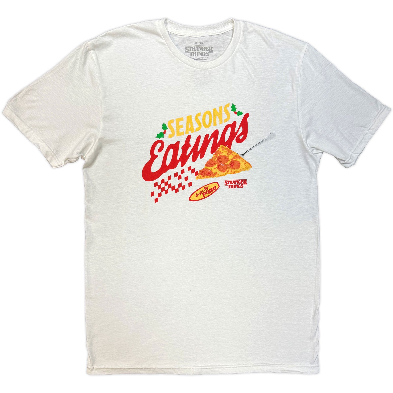 Netflix: Stranger Things - Season Of Eating Pizza T-Shirt