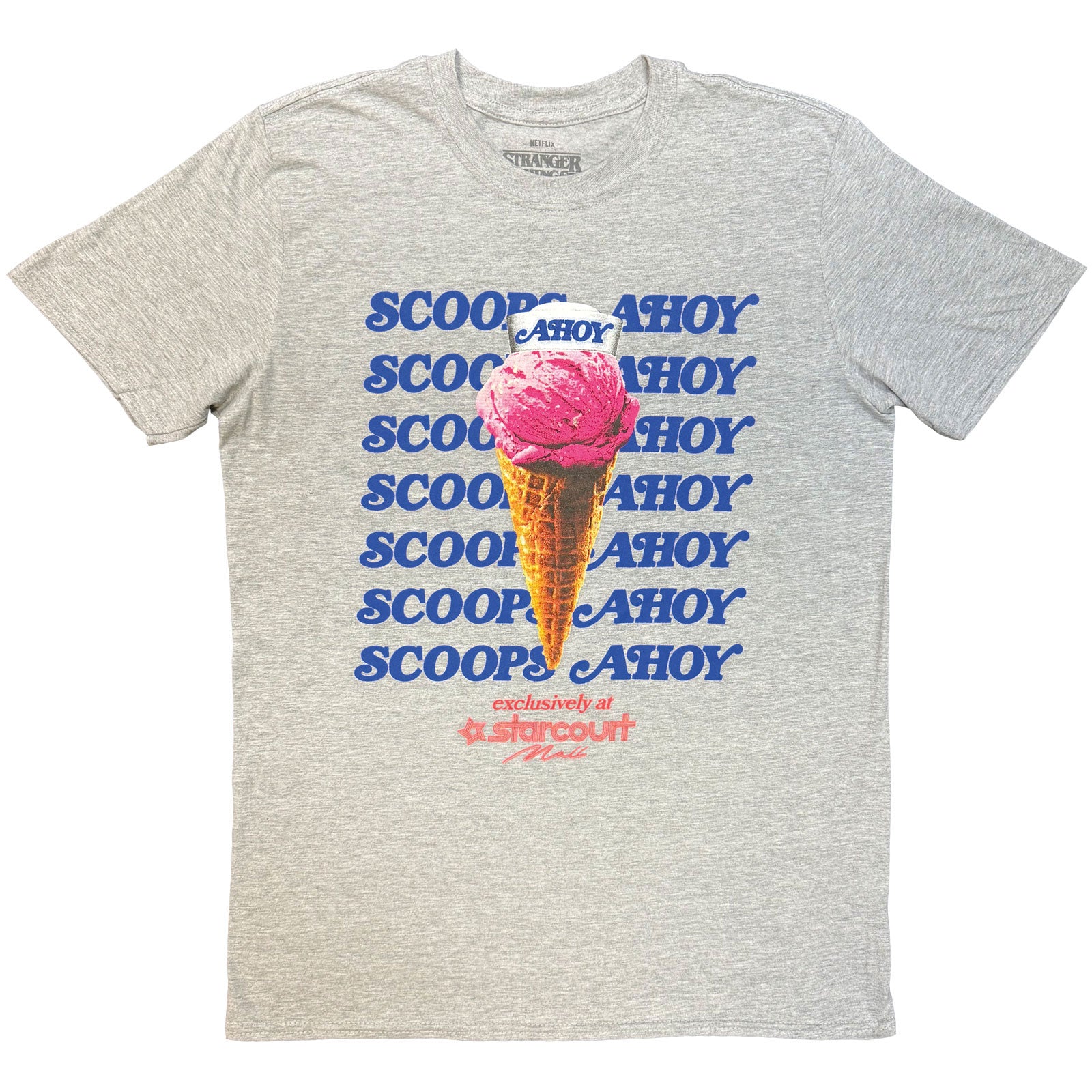 Netflix: Stranger Things - Scoop Ahoy Ice Cream T-Shirt