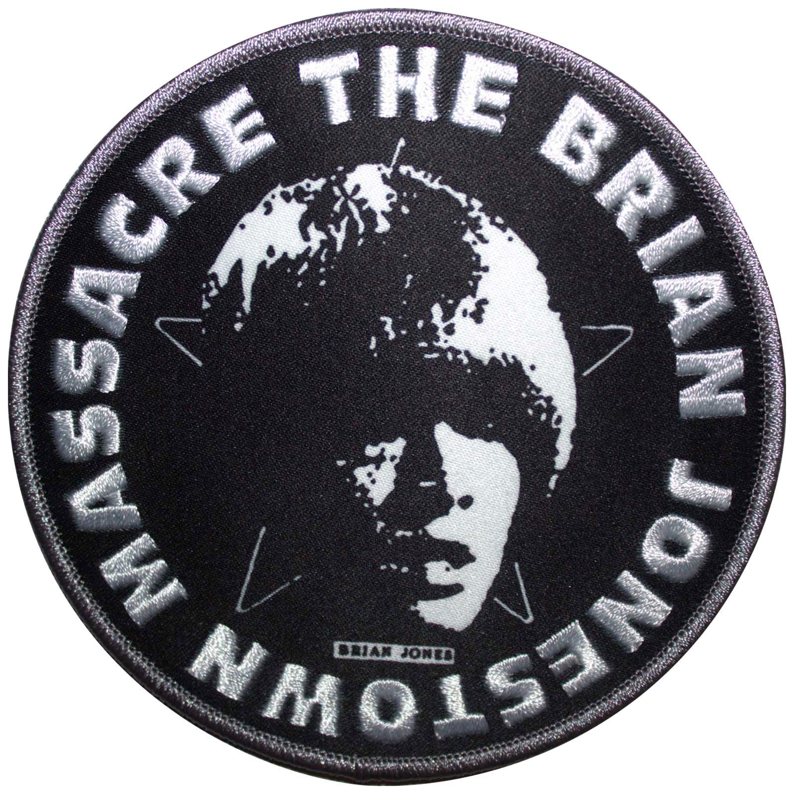 The Brian Jonestown Massacre: Circle Face Black Standard Patch
