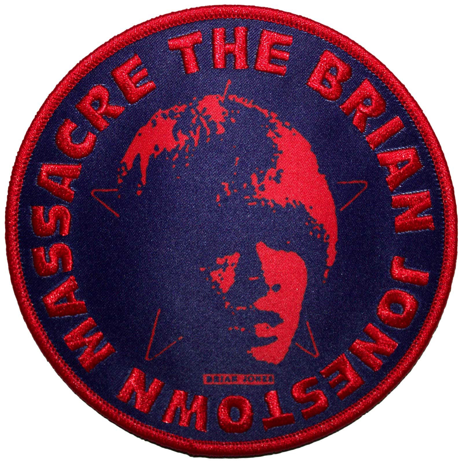 The Brian Jonestown Massacre: Circle Face Navy Blue Standard Patch