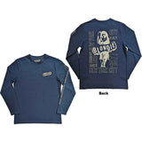 Blondie: NYC '77 (Denim Blue) (Back & Sleeve Print) Long Sleeve – officielt merchandise