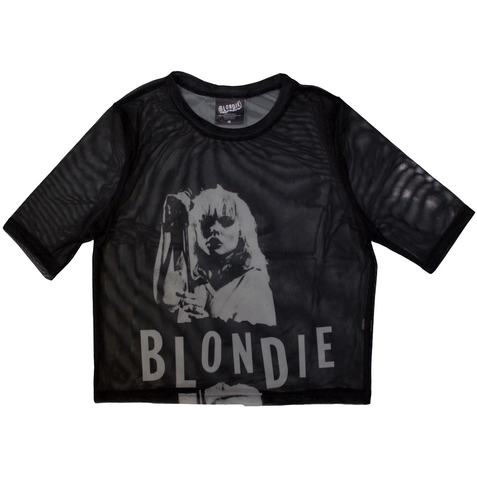 Blondie: Mic Stand Crop Top (Kvinder) (Mesh)
