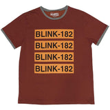 Blink-182: Logo Repeat Ringer T-Shirt