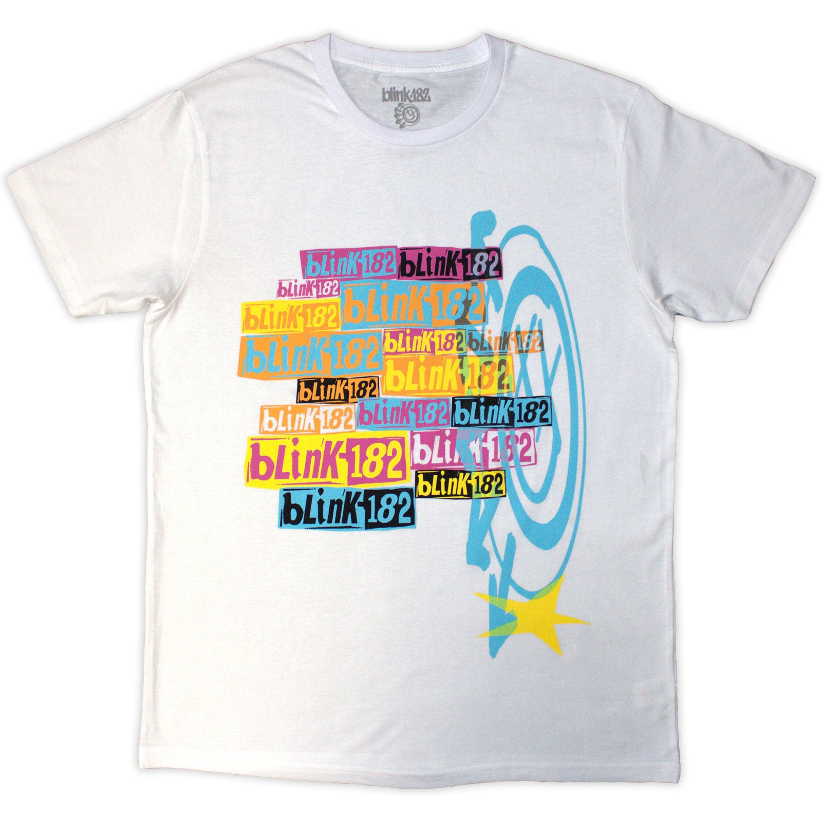 Blink-182: Multi Stacked Logo T-Shirt