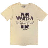 Broken Lizard: Who Wants A Ride? (Sand) T-shirt – officielt merchandise