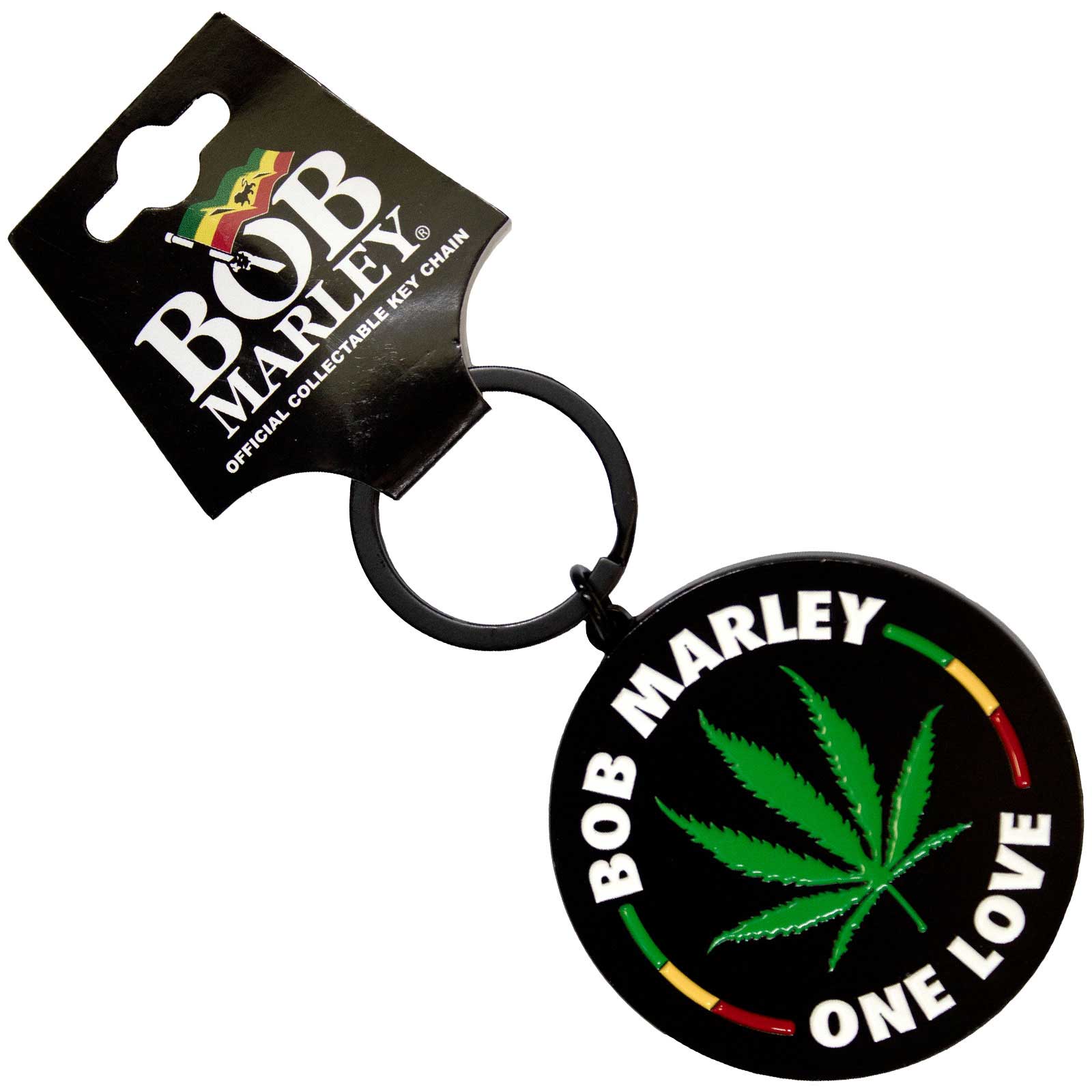 Bob Marley: Leaf Keychain