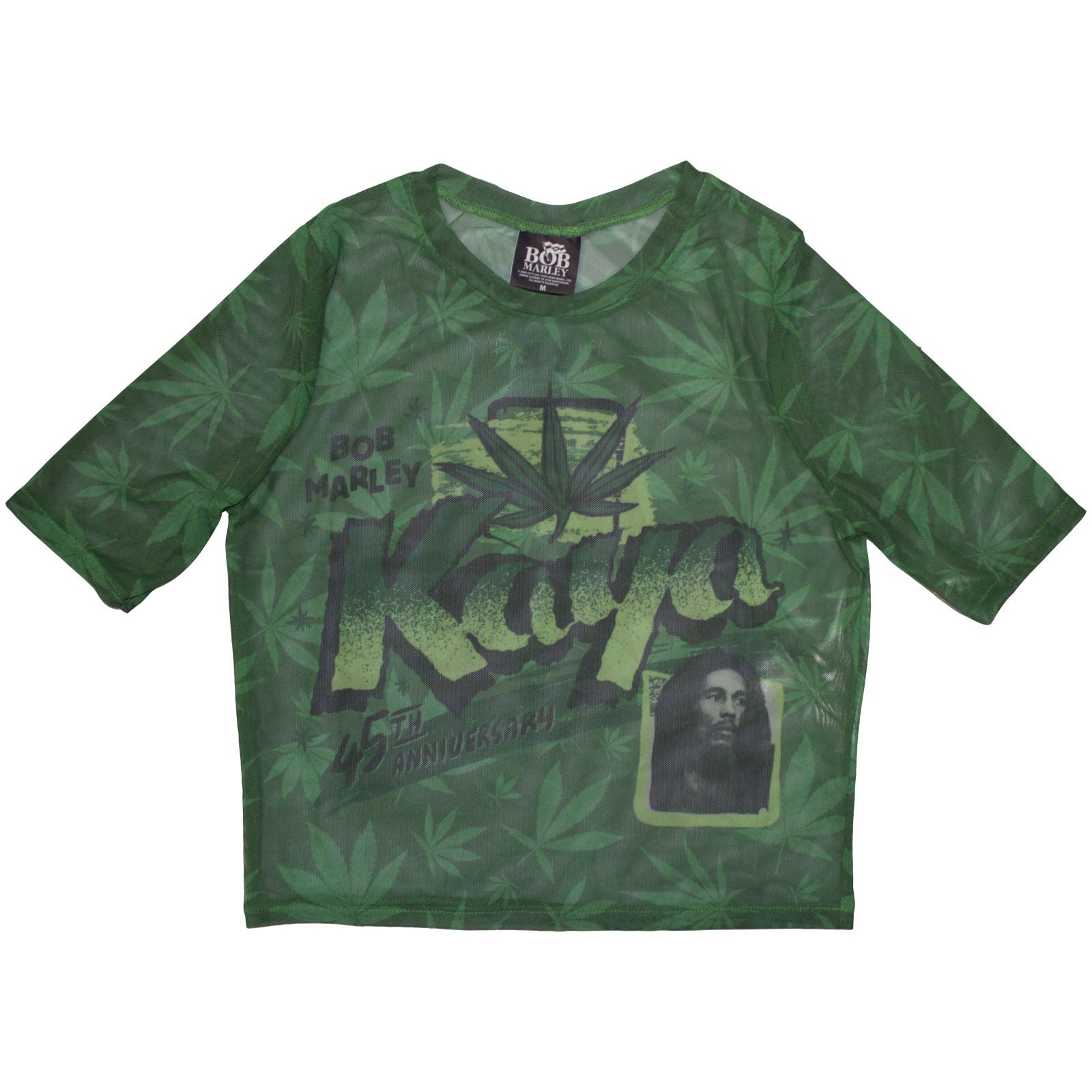 Bob Marley: Kaya Crop Top (Kvinder) (Mesh)