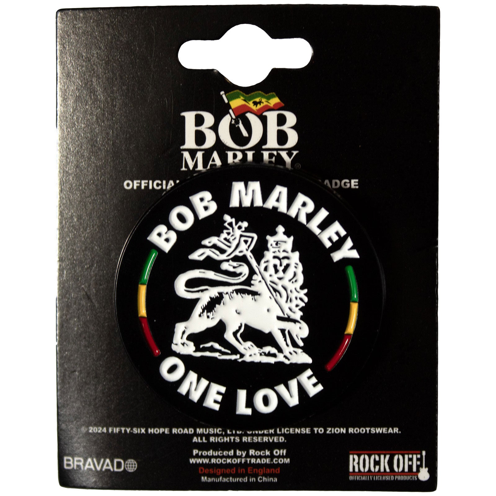 Bob Marley: Lion Pin Badge