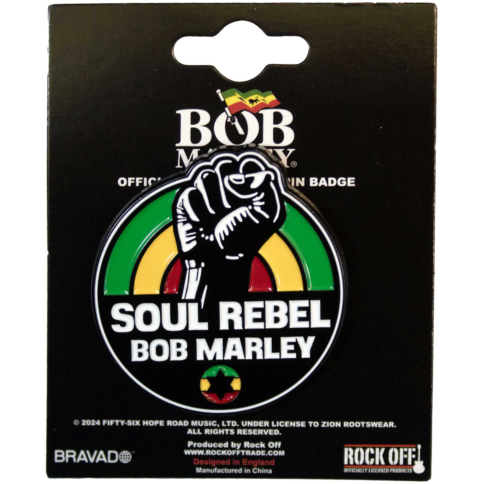 Bob Marley: Soul Rebel Pin Badge