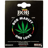 Bob Marley: Leaf Pin Badge