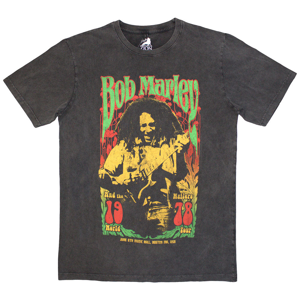 Bob Marley: 1978 Stone Wash T-Shirt (Stone Wash)