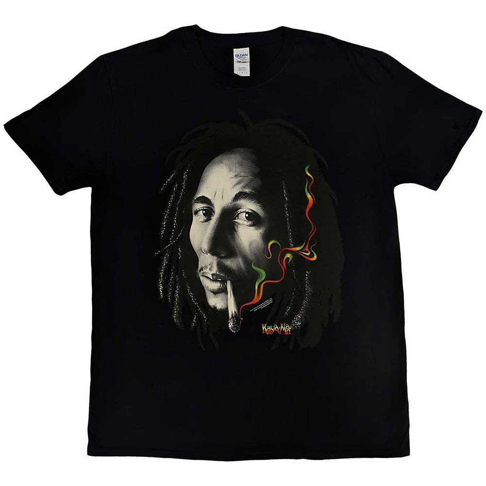 Bob Marley: Rasta Smoke T-shirt – officielt merchandise