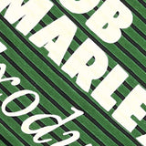 Bob Marley Unisex T-Shirt: Exodus (Stribet grøn/sort)