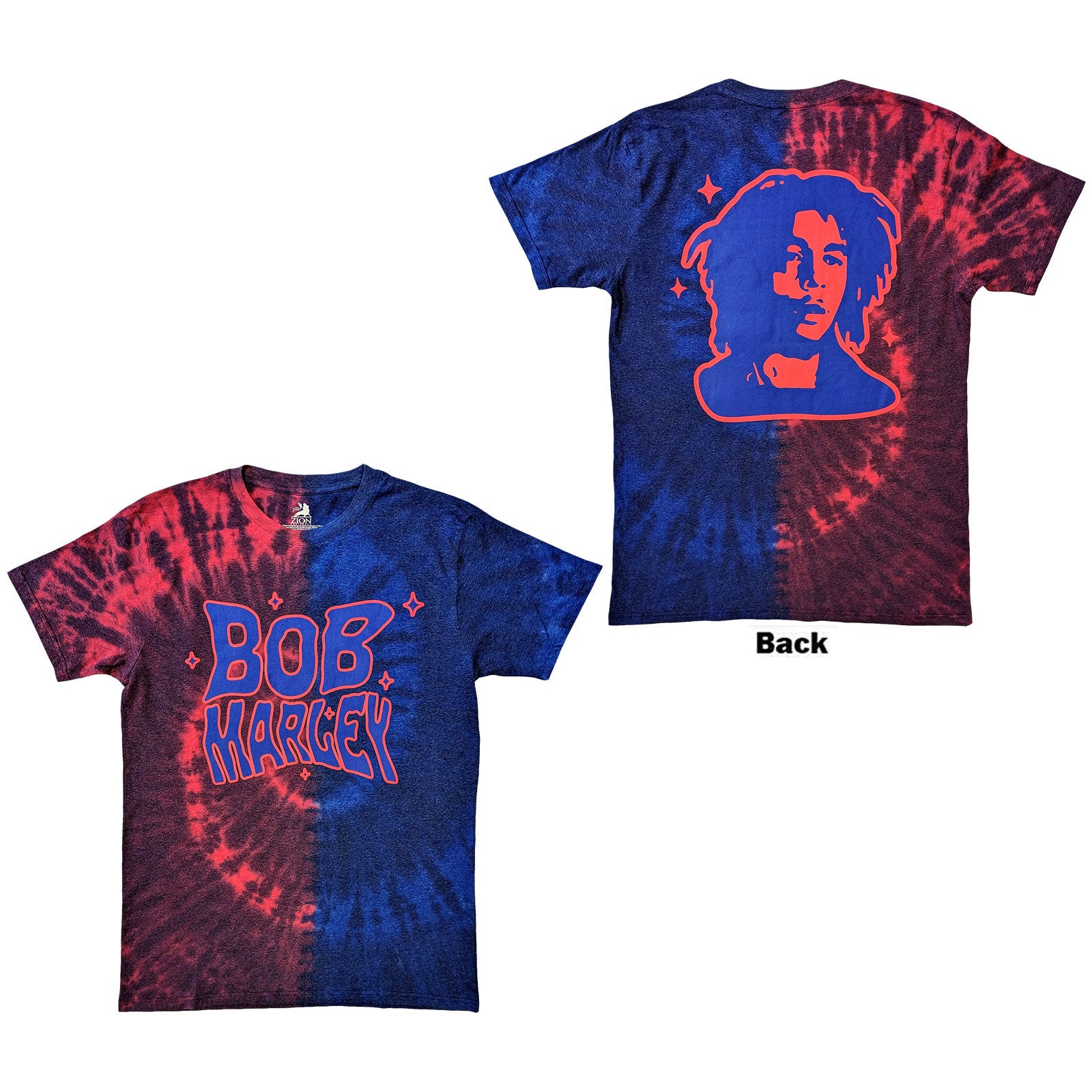 Bob Marley: Trippy Text T-Shirt (Wash)