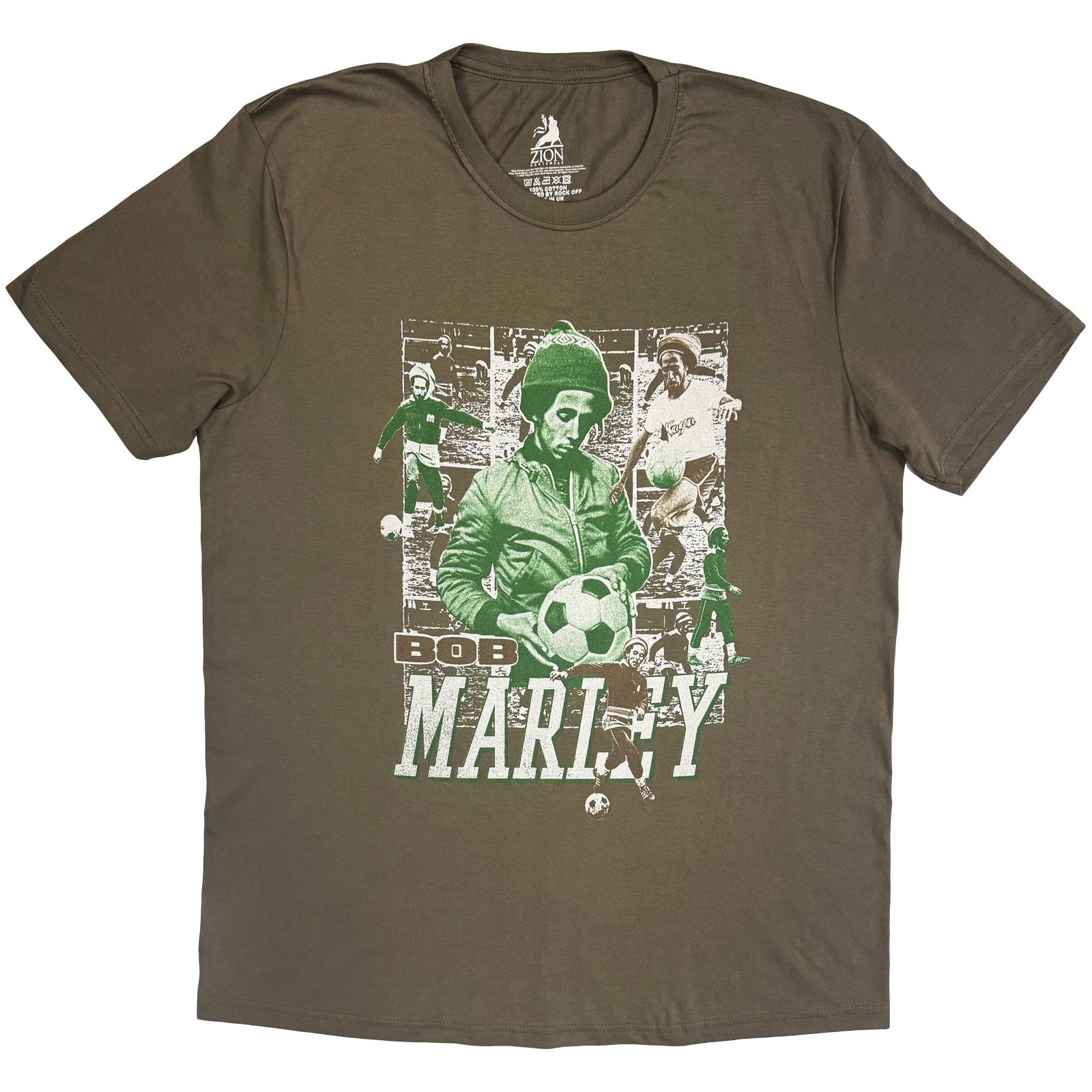 Bob Marley: Football Collage T-Shirt