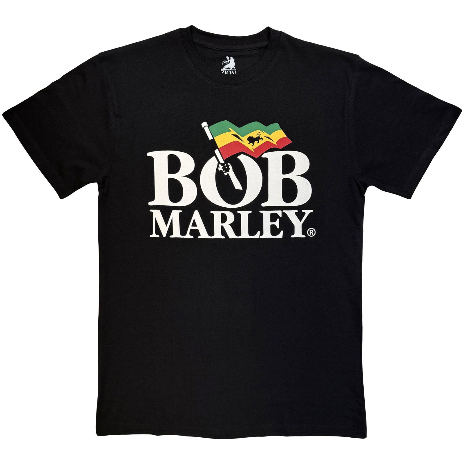 Bob Marley: Logo Mono T-shirt – officielt merchandise