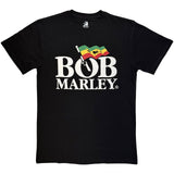 Bob Marley: Logo Mono T-shirt – officielt merchandise