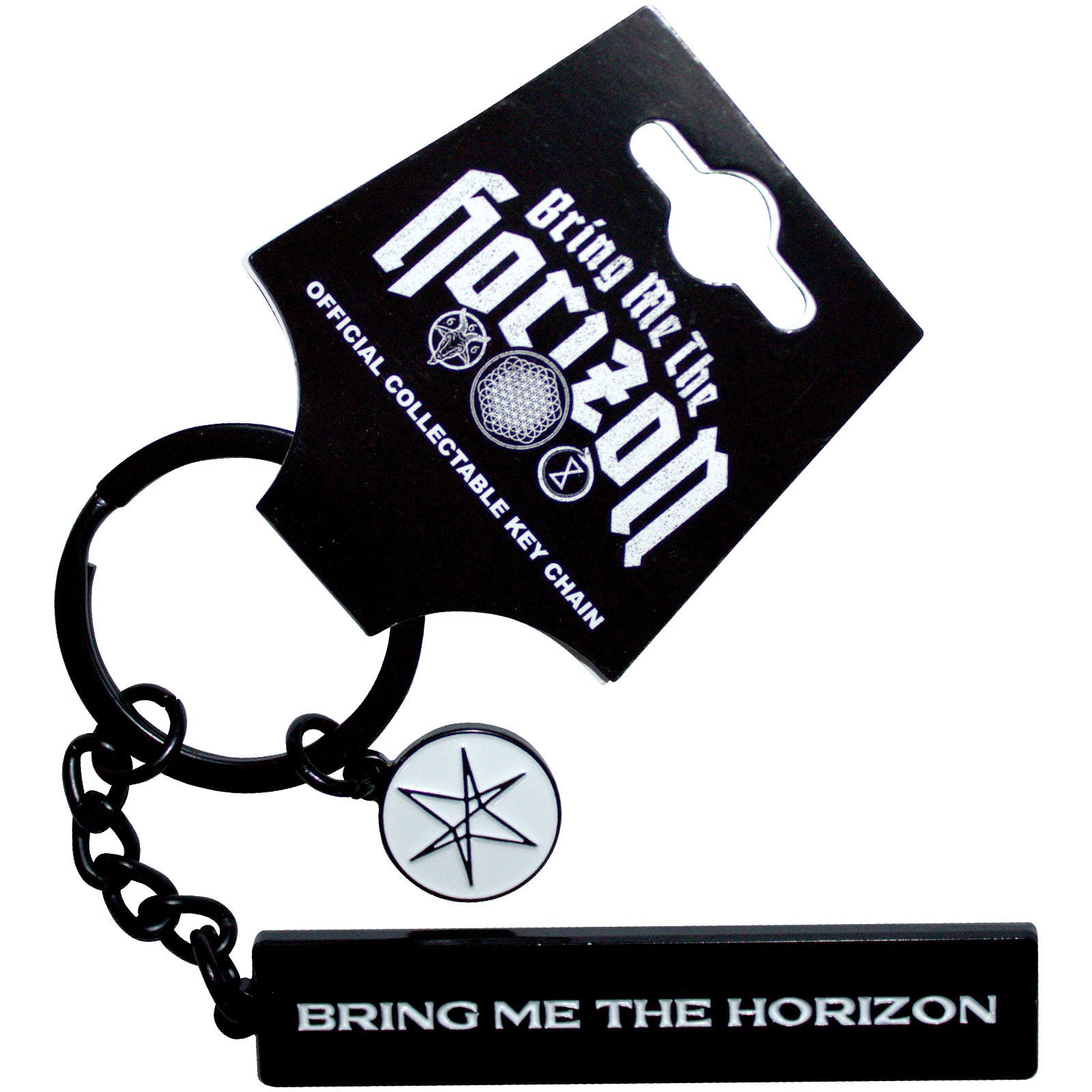Bring Me The Horizon: Text Logo 6-Point Star Charm Keychain
