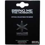 Bring Me The Horizon: 6-Point Star Pin Badge (Die Casting)