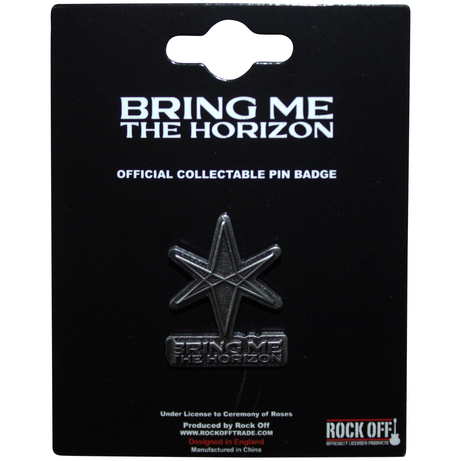 Bring Me The Horizon: 6-Point Star Pin Badge