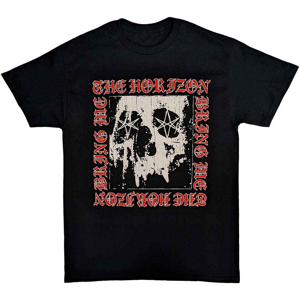 Bring Me The Horizon: Metal Logo Skull T-shirt – officielt merchandise