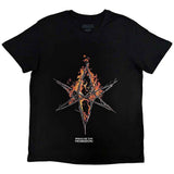 Bring Me The Horizon: Flame Hex & Text Logo T-Shirt