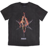 Bring Me The Horizon: Flame Hex & Text Logo T-Shirt (Wash)
