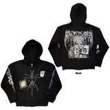 Bring Me The Horizon: Nailed Symbol Zipped Hoodie (Back Print)