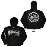 Bring Me The Horizon: Metal Logo Genxsis Zipped Hoodie (Back Print)