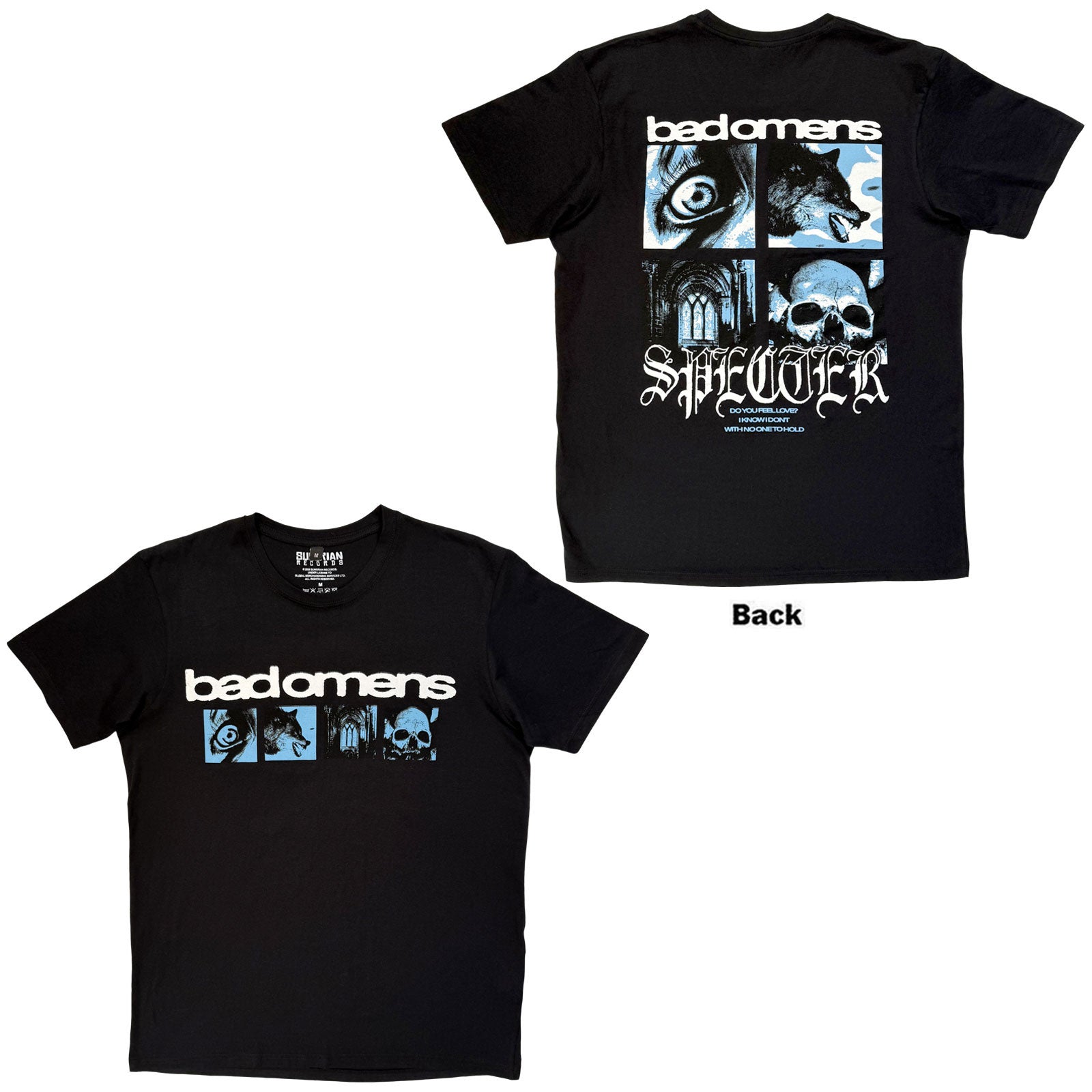 Bad Omens: Specter Collage T-shirt – officielt merchandise