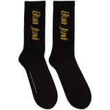Bon Jovi: Yellow Logo Terry Socks