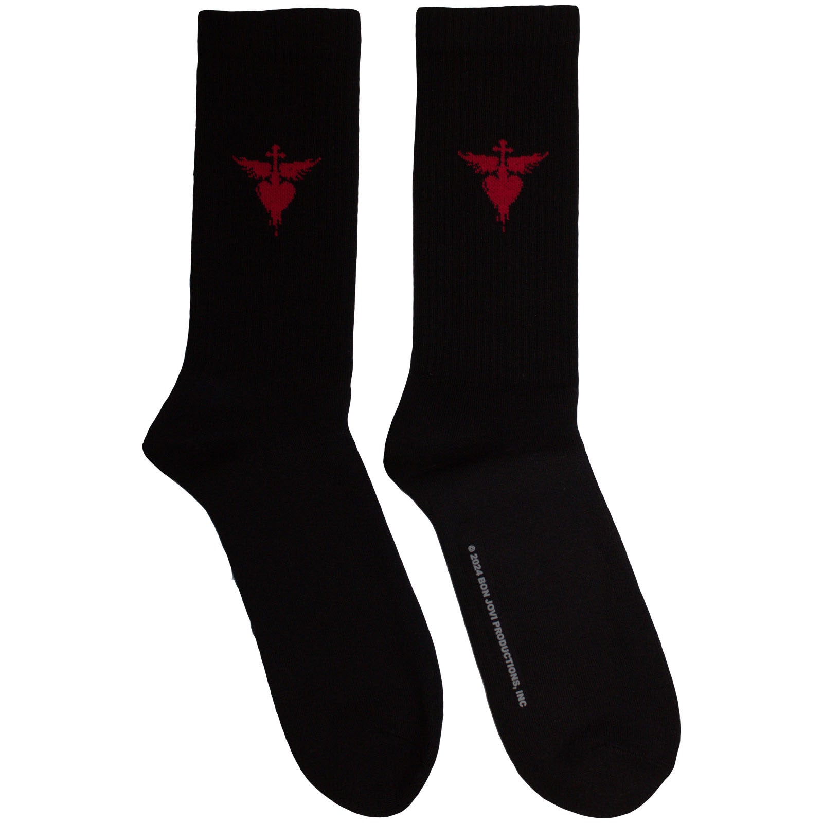 Bon Jovi: Dagger Heart Terry Socks