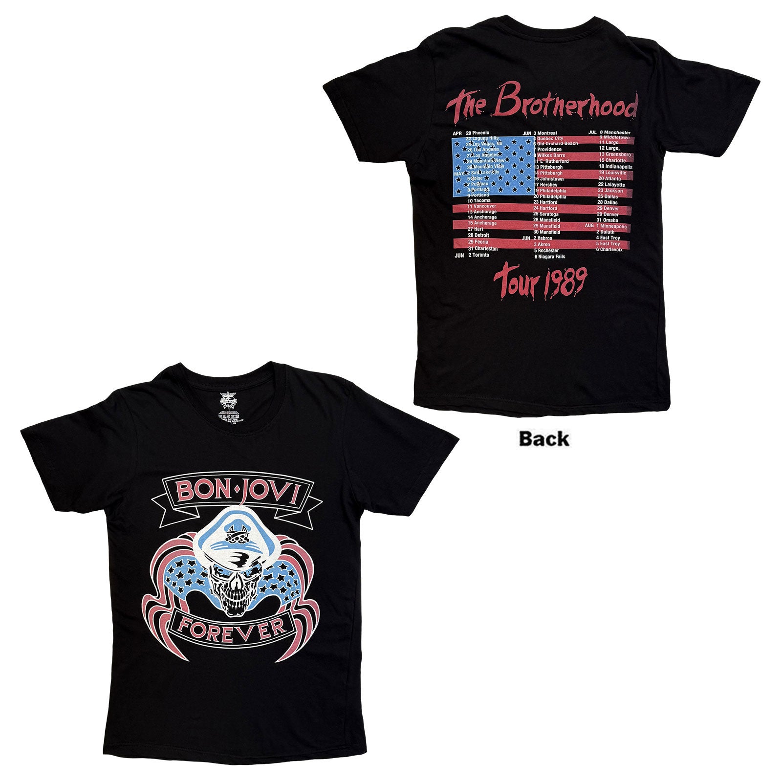 Bon Jovi: The Brotherhood T-shirt – officielt merchandise