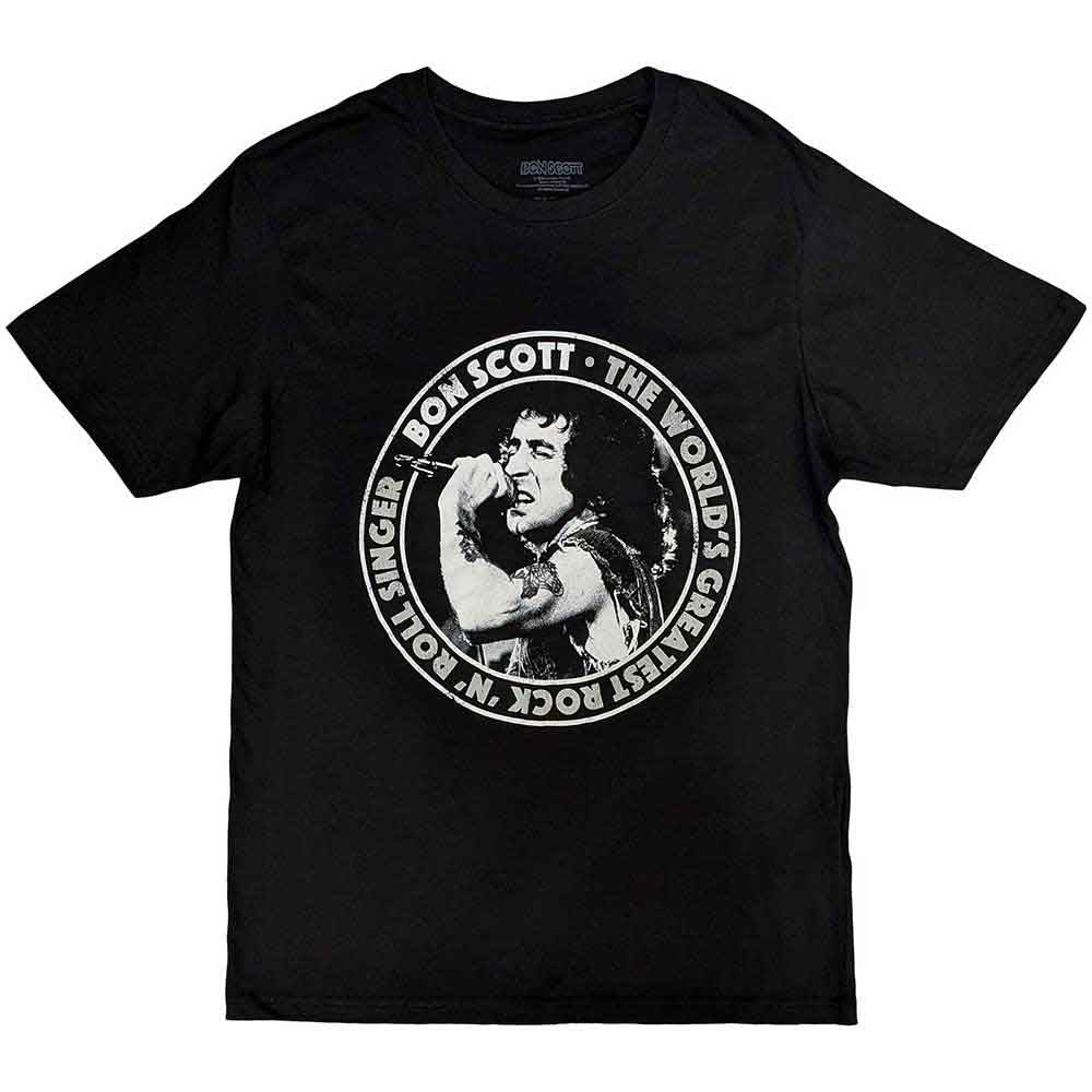 Bon Scott: TWGRRS Circle T-shirt – officielt merchandise