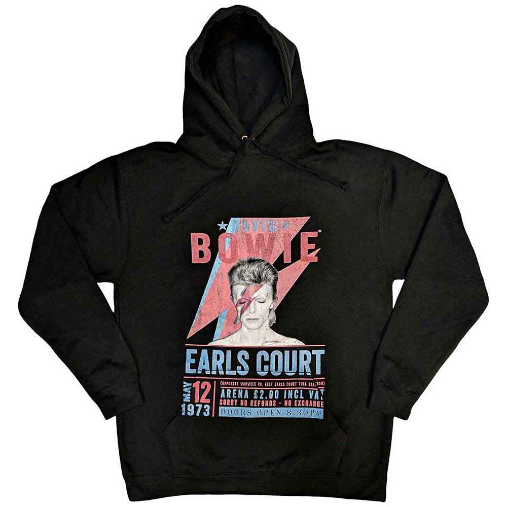 David Bowie: Earls Court '73 Hoodie – officielt merchandise
